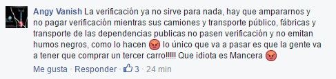 Redes sociales explotan por ampliación del programa Hoy No Circula - comentario-Hoy-No-Circula7