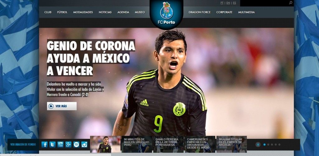 El genio Corona ayuda a México a ganar: Porto - corona-sitio-porto-1024x501
