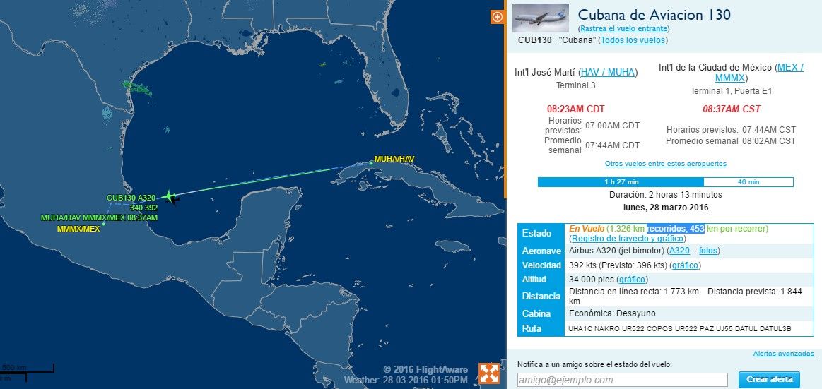 Cubana de Aviación deja a mexicanos varados en La Habana por más de un día - cubana-aviacion-vuelo-130