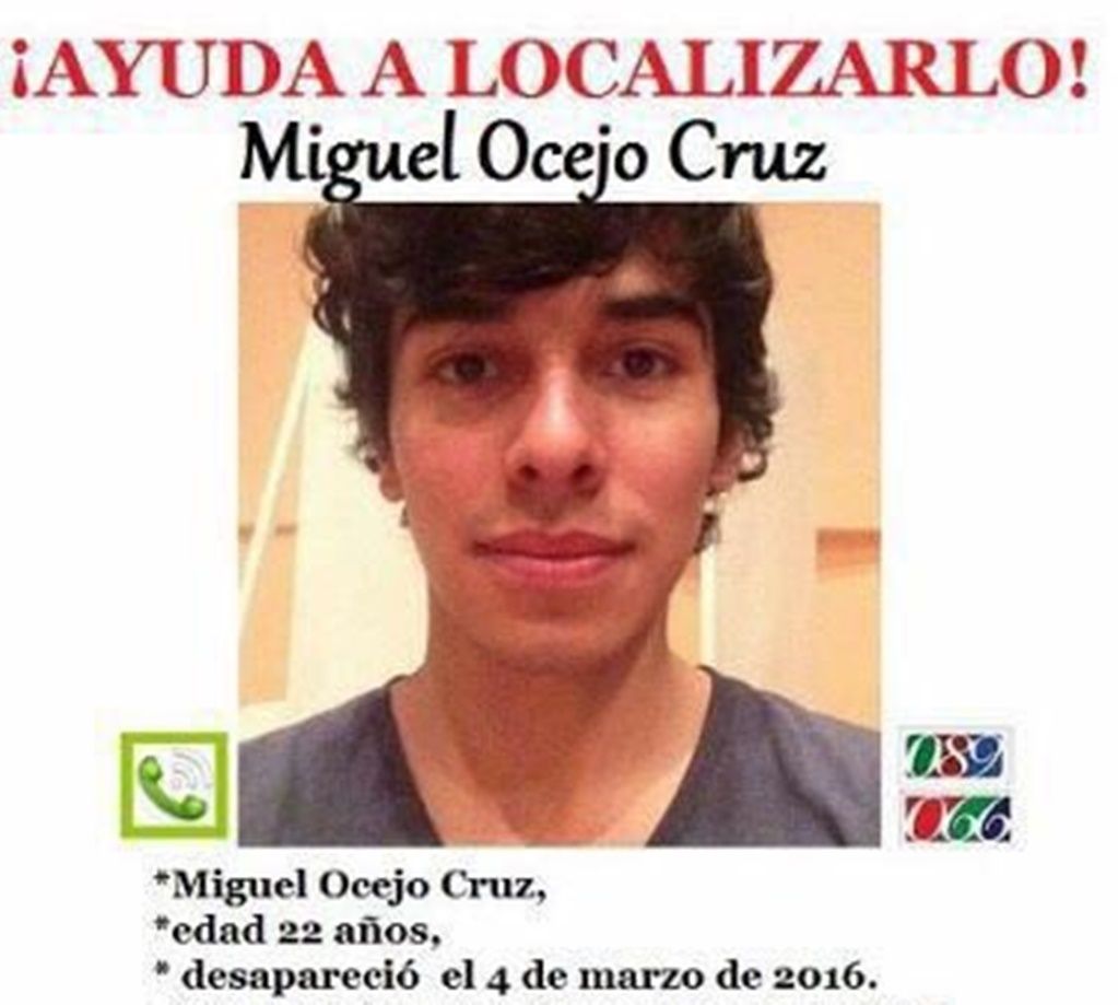 Encuentran muerto al cantante Miguel Ocejo - desaparecido_recorte