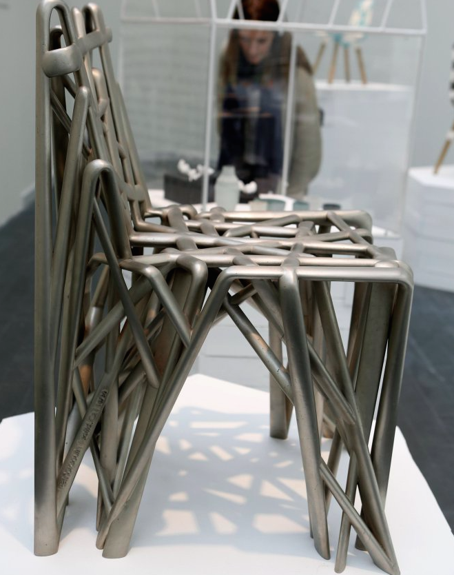 Exponen obras impresas en 3D en Madrid - exposición-1