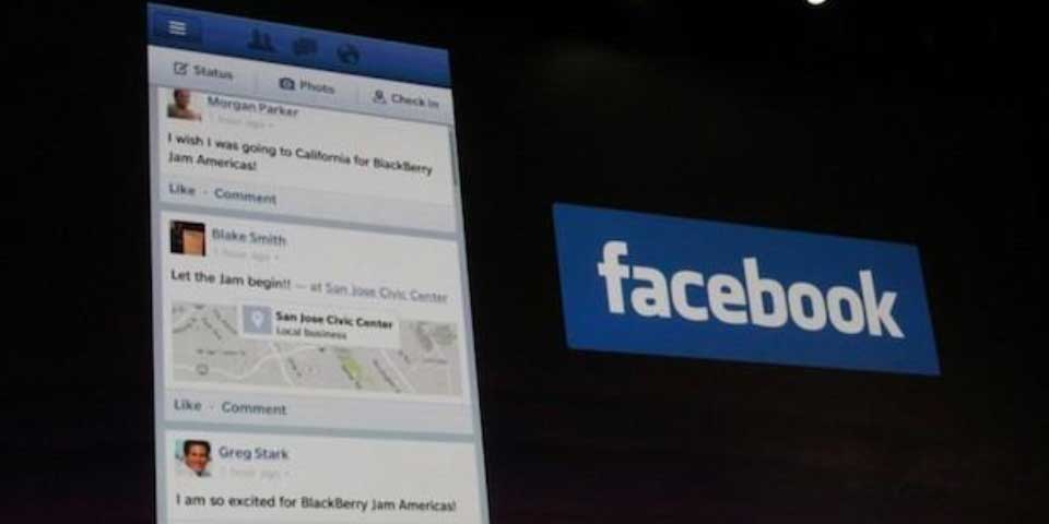 Facebook anuncia fin de soporte para BlackBerry