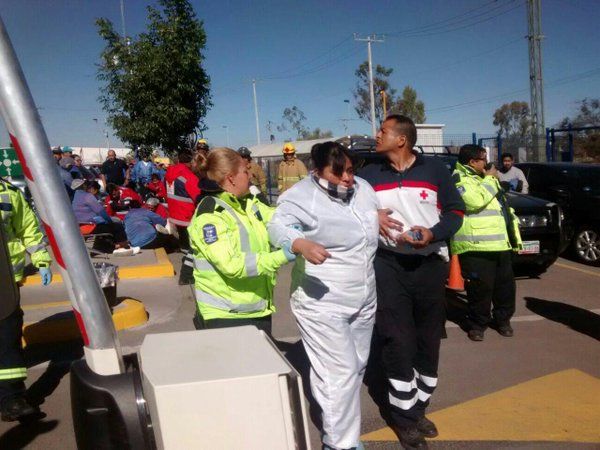 Sufren intoxicación 30 trabajadores por fuga de gas en Guanajuato - fuga-de-gas-guanajuato-2