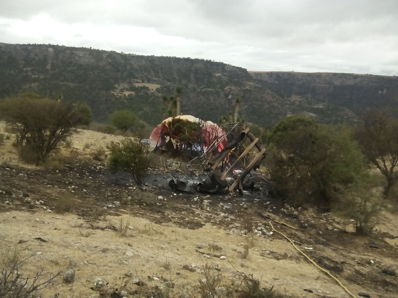 PGR inicia investigación por desplome de globo aerostático - globo-aerostático-hidalgo-Quadratin2