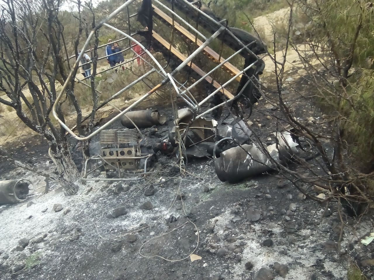 Mueren dos personas calcinadas por caída de globo aerostático en Hidalgo - globo-aerostático-hidalgo-Quadratin3