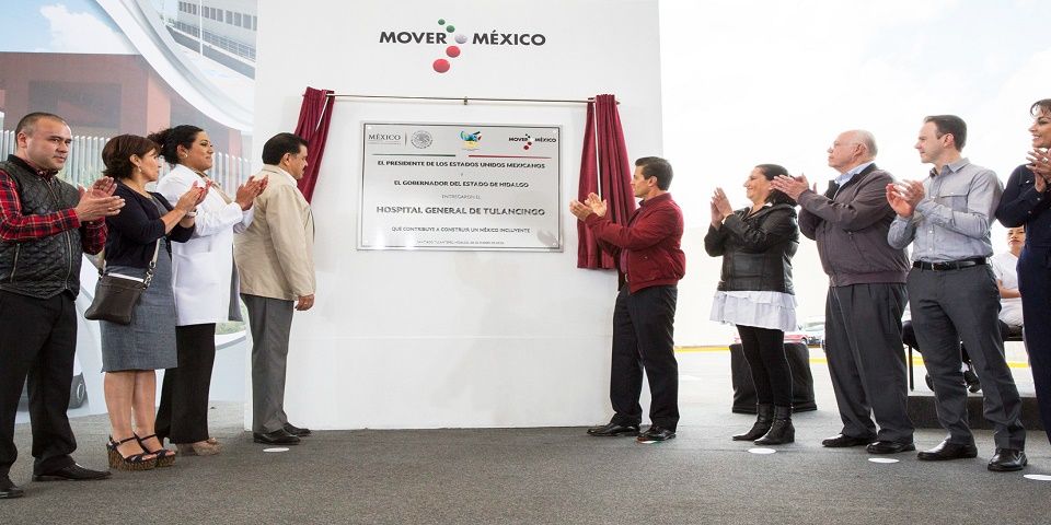 Inaugura EPN Hospital General de Tulancingo, Hidalgo