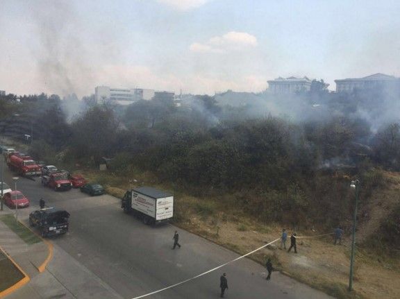 Incendio de pastizales en Santa Fe