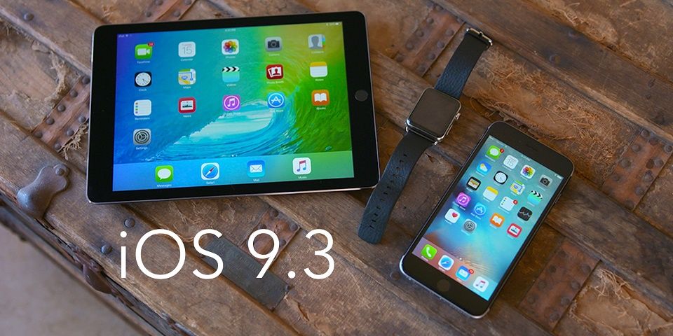Apple lanza iOS 9.3