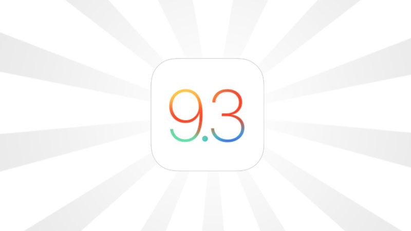 Apple lanza iOS 9.3 - ios