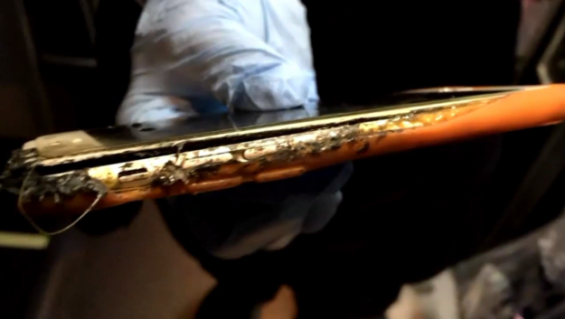 iPhone 6 se incendia en pleno vuelo - iphone-incendiado