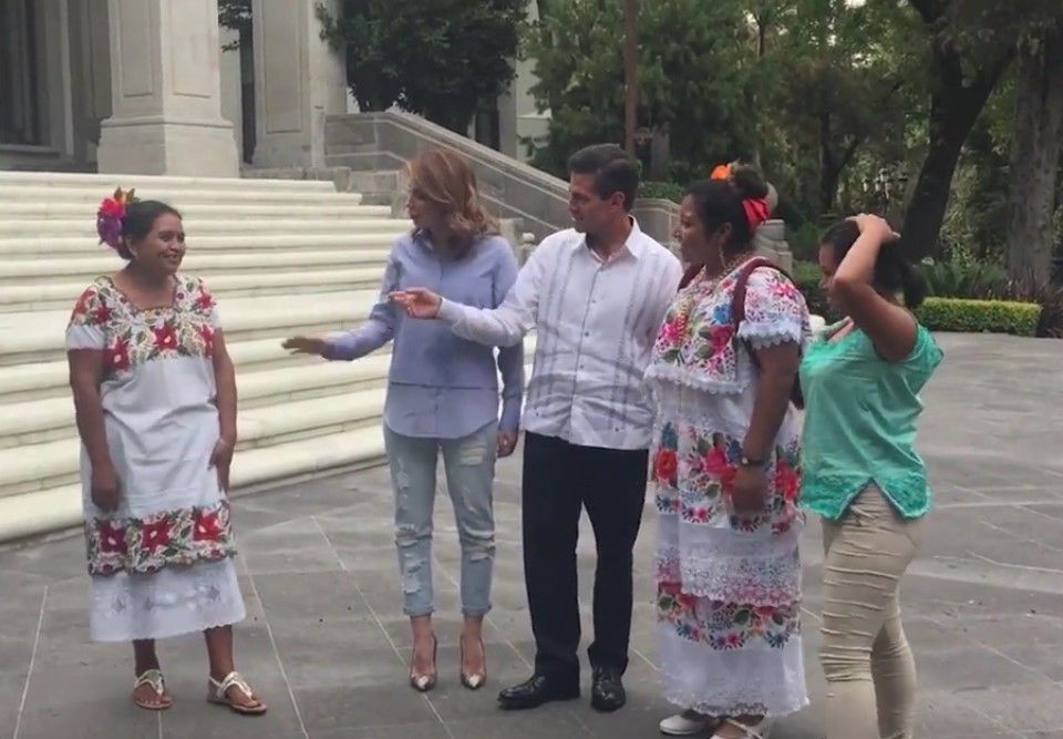 Joven maya se sorprende por invitación de EPN a Los Pinos