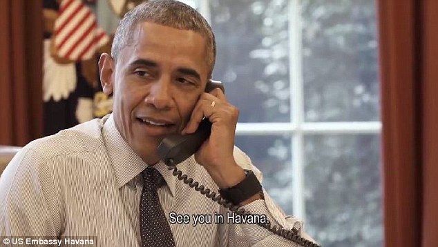 Obama bromea con comediante cubano