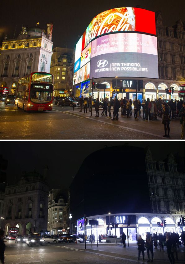 Edificios emblemáticos “apagan la luz" en La Hora del Planeta - londres3