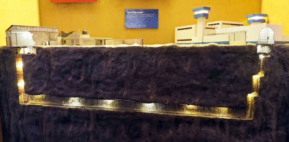 Túnel del Chapo es principal atractivo de museo en Las Vegas - maqueta-el-Chapo-Verne