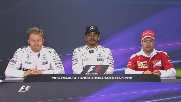 Hamilton saldrá primero en Australia en regreso de la F1 - nico-rosberg-louis-hamilton-sebastian-vettel