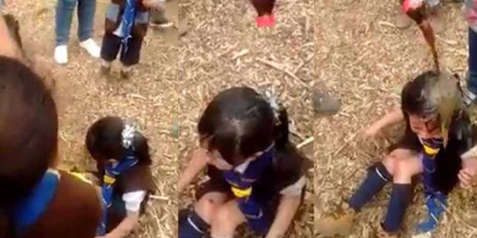 Video: Bañan en refresco a niña scout
