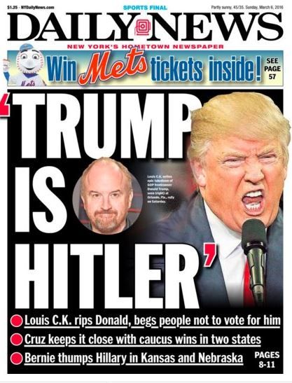 Crecen comparaciones de Trump con Hitler - nydn-trump
