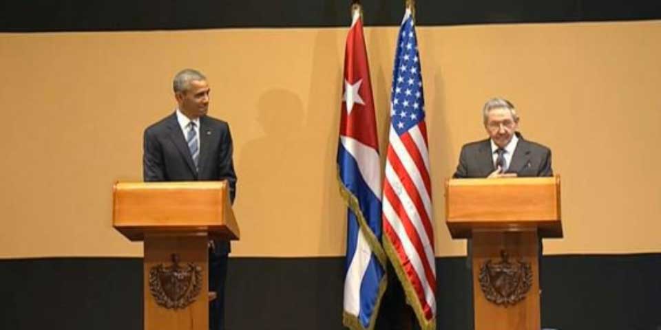 Barack Obama y Raúl Castro ofrecen conferencia conjunta