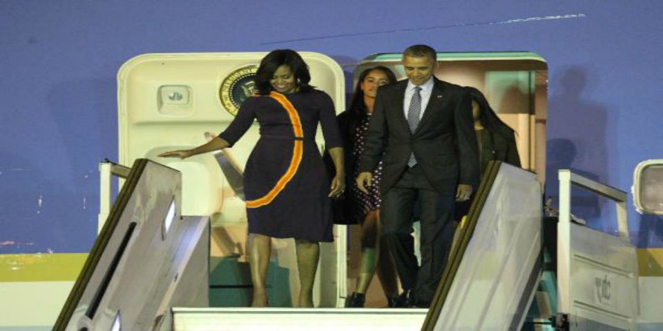 Obama llega a Argentina Obama llega a Argentina