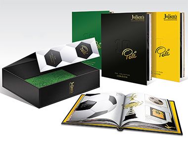 Pelé subastará objetos emblemáticos de su carrera futbolística - pele-catalog-box-set