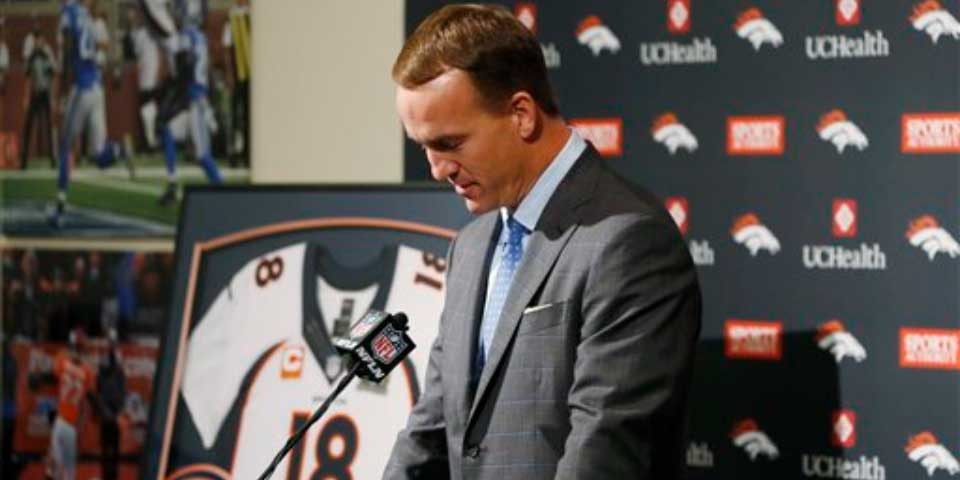 Peyton Manning anuncia su retiro