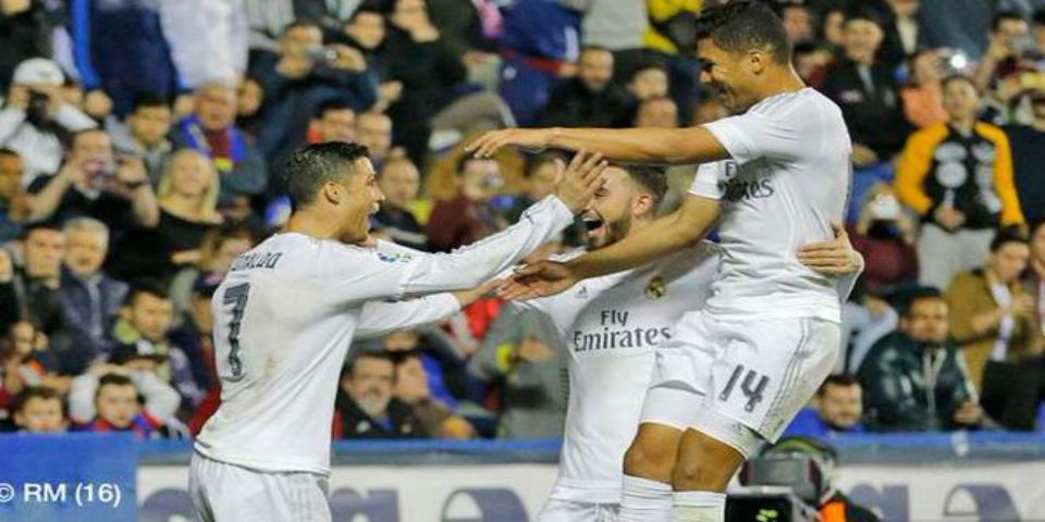 Real Madrid se recupera con triunfo ante el Levante