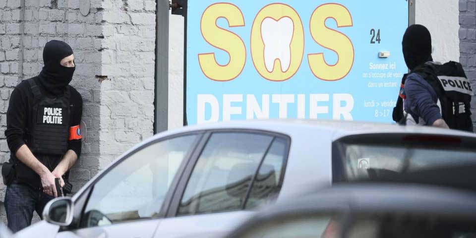 Tiroteo por redada en Bélgica deja tres policías heridos