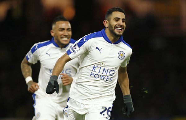 Leicester se aferra al liderato - riyad-mahrez