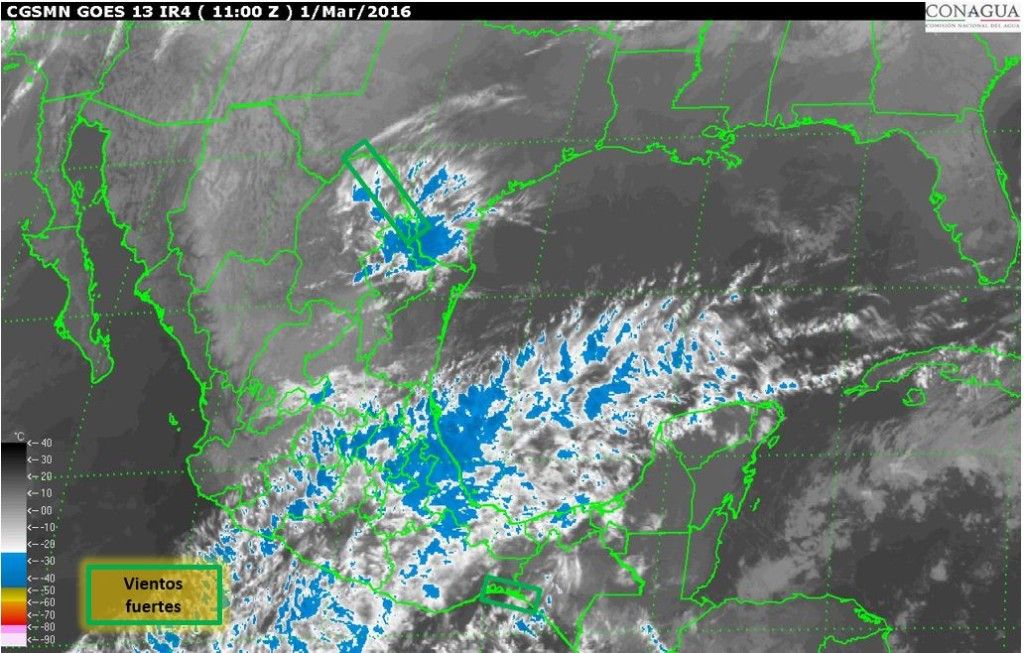 Pronostican lluvias por frente frío 42 - satelite-1024x653
