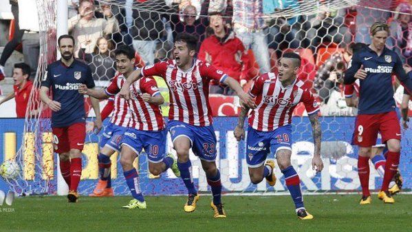 Sporting sorprende y derrota al Atlético de Madrid - sporting-atletico
