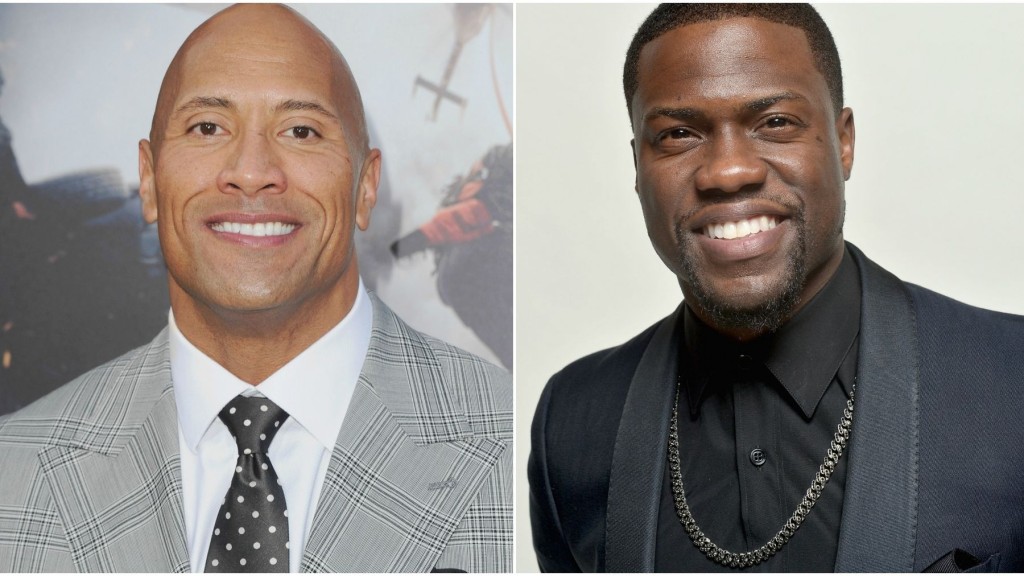 Star Wars encabeza lista de nominados a Premios MTV al Cine - the-rock-kevin-hart-1024x576