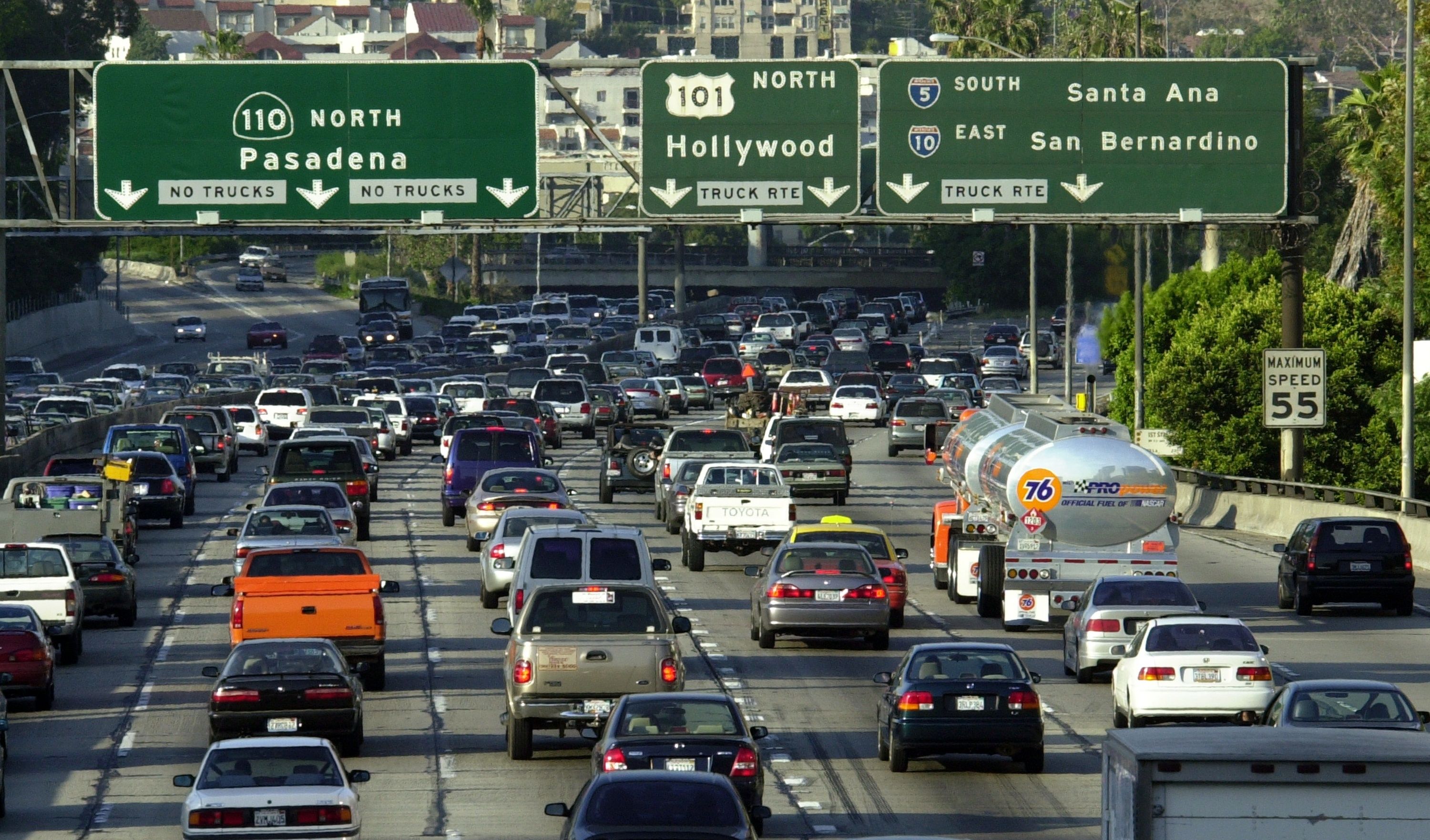 La Ciudad de México, con mayor congestionamiento vial en el mundo - trafico-Los-Angeles-internet