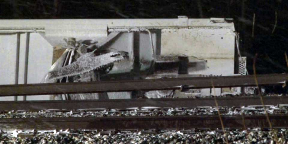 Descarrilla tren con líquidos peligrosos en Nueva York