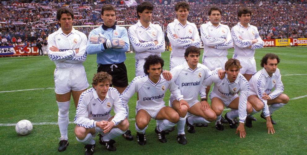 Barcelona impone récord de partidos sin perder en España - una-de-las-alineaciones-de-aquel-real-madrid-que-gano-el-doblete-en-la-1988-89-imago