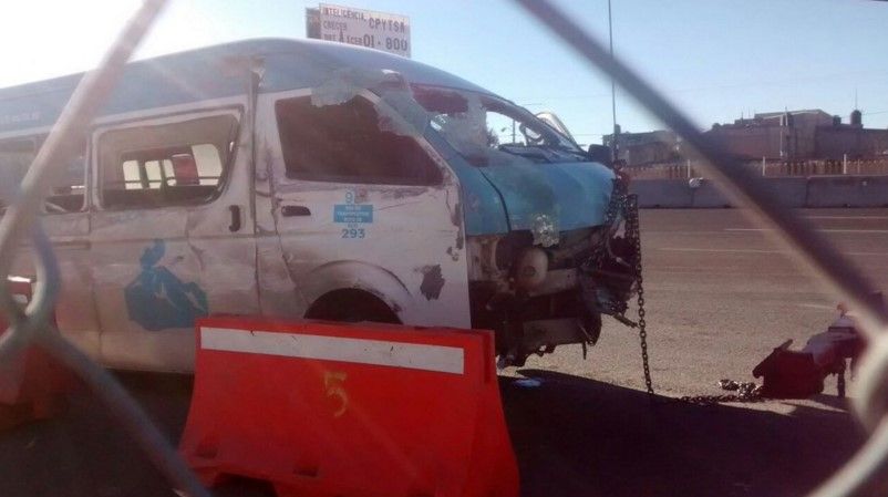 Doce heridos por volcadura en la México-Puebla