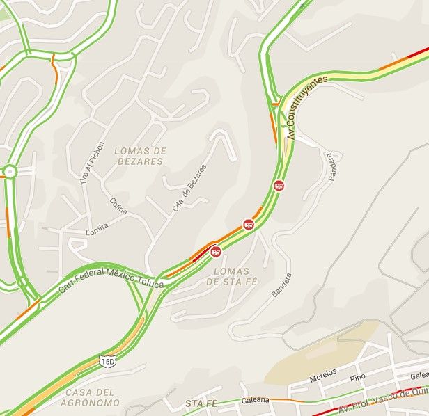 Volcadura e incendio al poniente de la Ciudad de México - volcadura-reforma-constituyentes