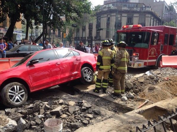 Conductor atropella a mujer en la colonia Juárez - @NTelevisa_com2
