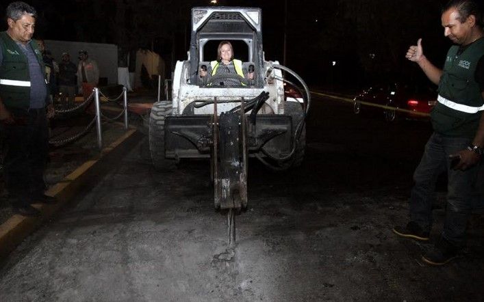 Peatones y autos afectados por el retiro de topes - @PublimetroMX-1