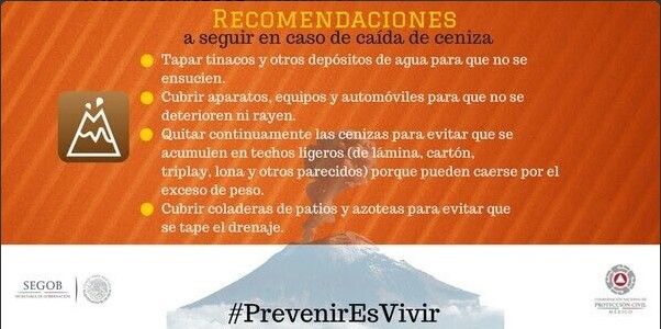 Registran la explosión más fuerte del Popocatépetl en tres años - @proteccioncivil