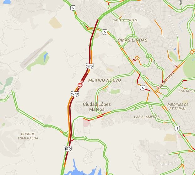 Accidente en la Chamapa-Lechería deja dos muertos - Autopista-Chamapa-Lecheria