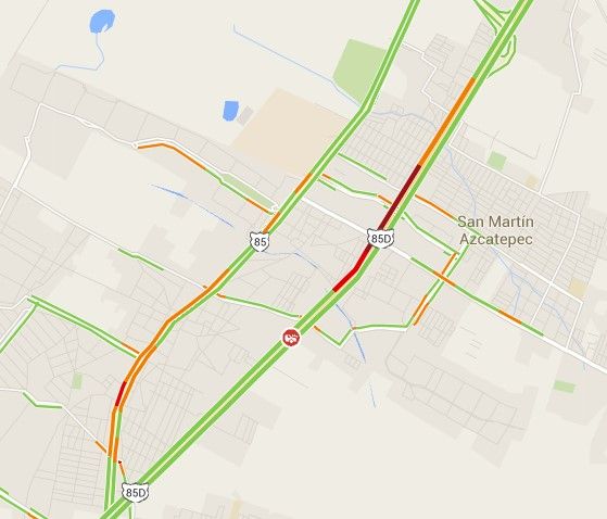 Un muerto por volcadura de autobuses en la México-Pachuca - Autopista-Mexico-Pachuca-accidente