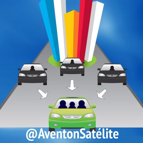 Así incentivan vecinos de Ciudad Satélite uso compartido de automóvil - Aventón-Satélite