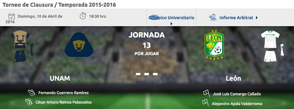 Pumas cambia horario de partido contra León - Captura-de-pantalla-2016-04-08-a-las-2.46.16-p.m.