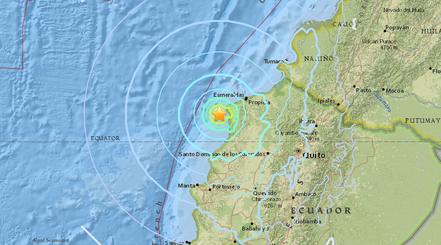 Vuelve a temblar en Ecuador