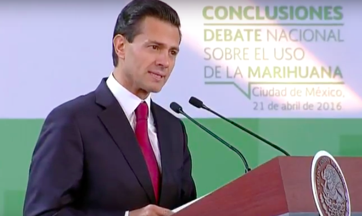 Propone EPN despenalización del uso médico de la mariguana Propone EPN despenalización del uso médico de la mariguana