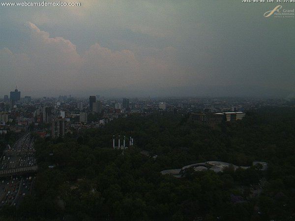 El Valle de México alcanza 149 puntos Imeca. No habrá contingencia - Ciudad-de-México-1700-h-Calidad-de-Aire