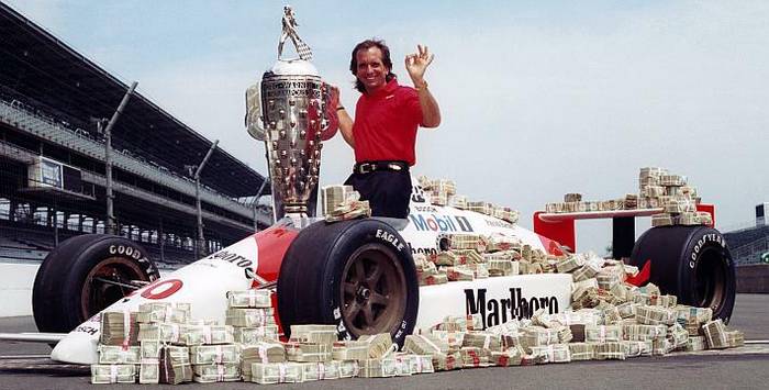 Confiscan trofeos y autos de Emerson Fittipaldi por problemas financieros - Emerson-Fittipaldi-indu-500