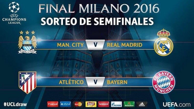 UEFA anuncia semifinales de la Champions League - Foto-de-UEFA