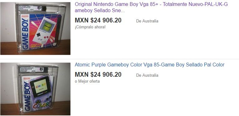 Los juguetes retro que cuestan fortunas - Game-Boy