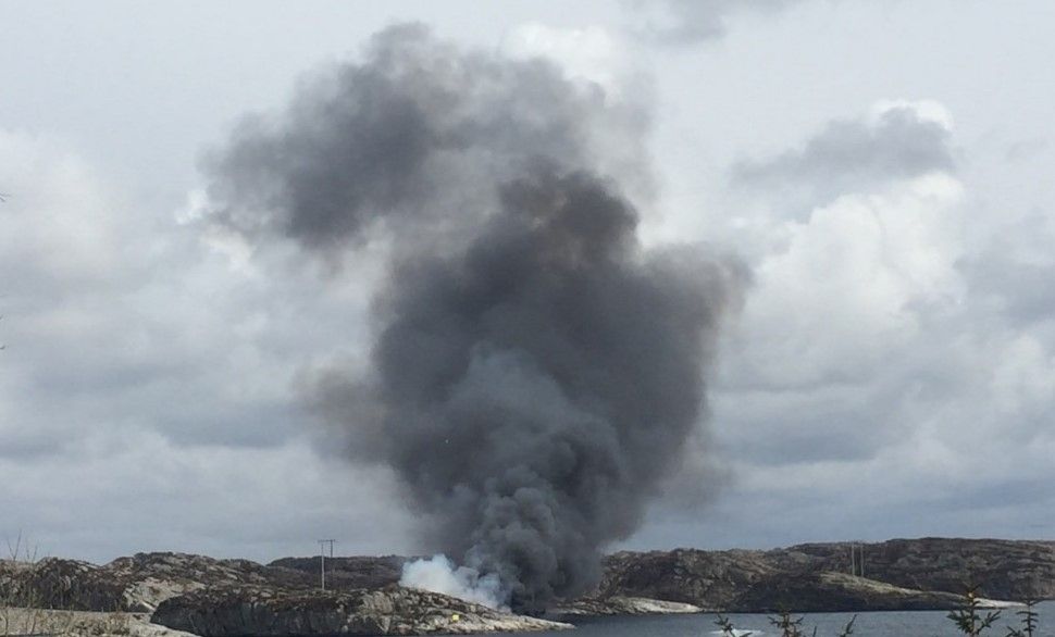 Helicóptero se estrella en Noruega. Al menos 11 muertos - Helicoptero-Bergen-Verdens-Gang